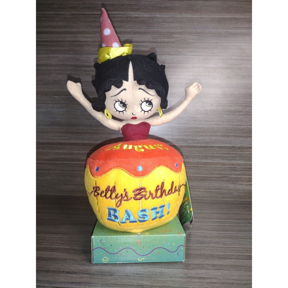 Betty Boop Plush Birthday Bash Cupcake  August Sugar Loaf birthday gifts